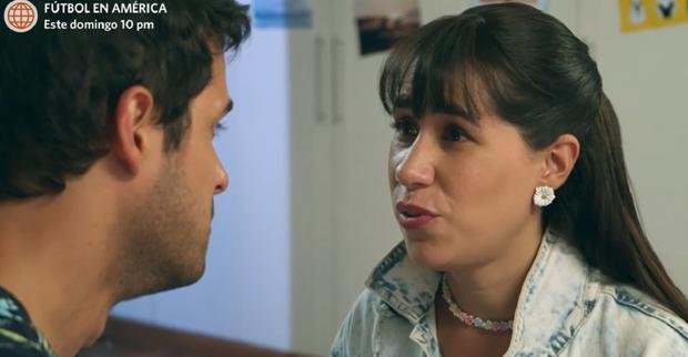 Maricucha y renato corbacho inician una gran amistad. (foto: captura américa tv).