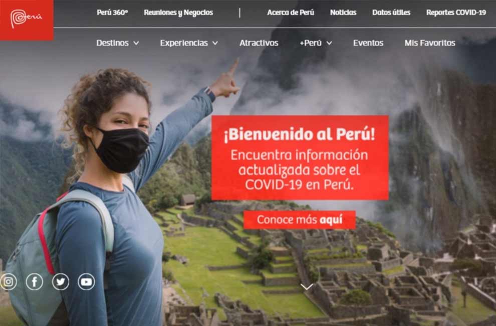 Perutravel ha sido votado como el mejor sitio web de