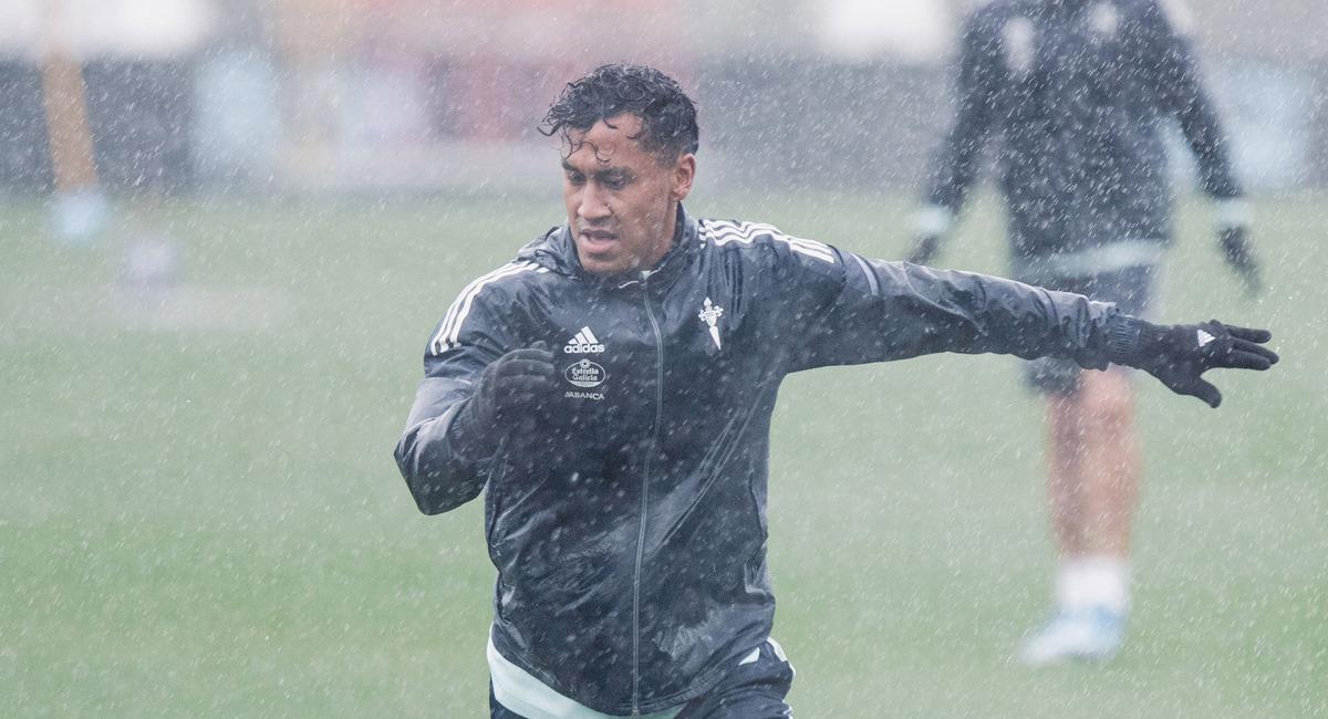 Tapia se reincorporo a los entrenamientos del Celta