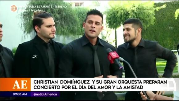 Christian domínguez aclara si se casó con pamela franco