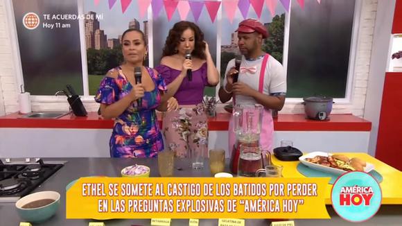 Ethel pozo en américa hoy diciendo