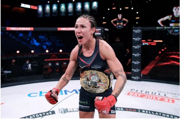 1648108007 Juliana Velasquez defiende cinturon de Bellator 22 de abril –