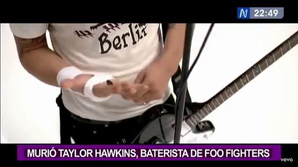 Muere taylor hawkins, baterista de foo fighters, en bogotá