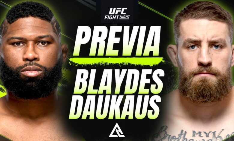 Curtis blaydes contra chris daukaus analisis y pronostico