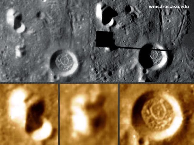 Posibles estructuras lunares antiguas descubiertas en la cuenca oriental