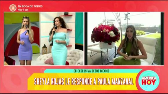 Sheyla Rojas sobre Paula Manzanal