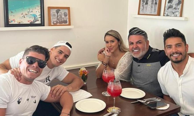 Andres hurtado se muestra almorzando con guerreros mis nuevos talentos