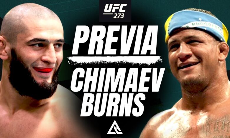 Khamzat chimaev contra gilbert burns analisis previo ufc