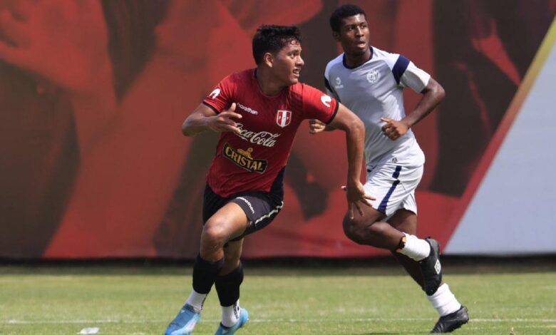 Peru sub 20 vencio a reserva municipal en partido amistoso