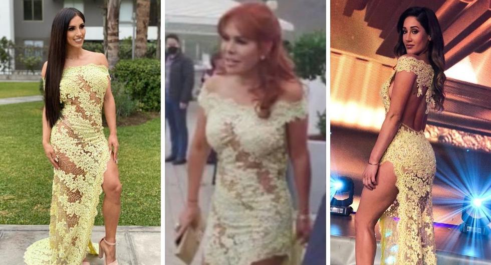 1652689897 Magaly Medina uso el mismo vestido que usaron Allison Pastor