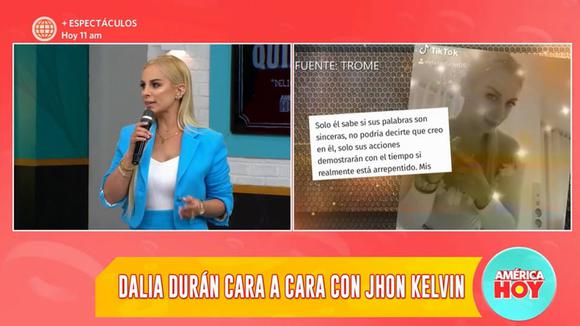 Correo | dalia durán tras audiencia con john kelvin