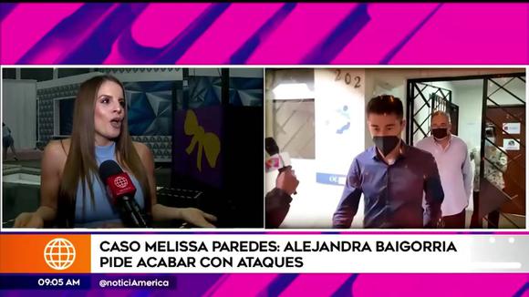 Alejandra baigorria confirma que melissa paredes cometió un gran error