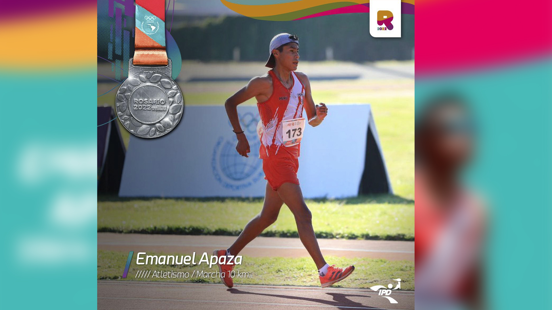 El atleta puneno Emanuel Apaza obtuvo medalla de plata en