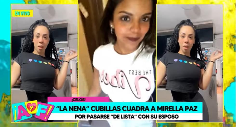 Johana Cubillas confronto a Mirella Paz por querer a su