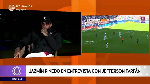 Jazmín pinedo entrevista a jefferson farfán - parte 1