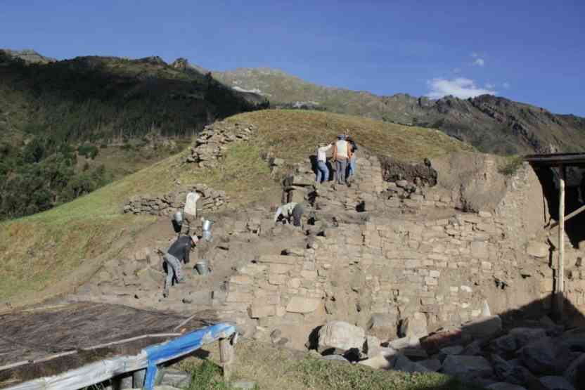 Chavin de Huantar Falta explorar y estudiar el 95 del