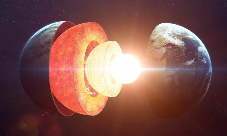 Nucleo interno tierra oscila portada