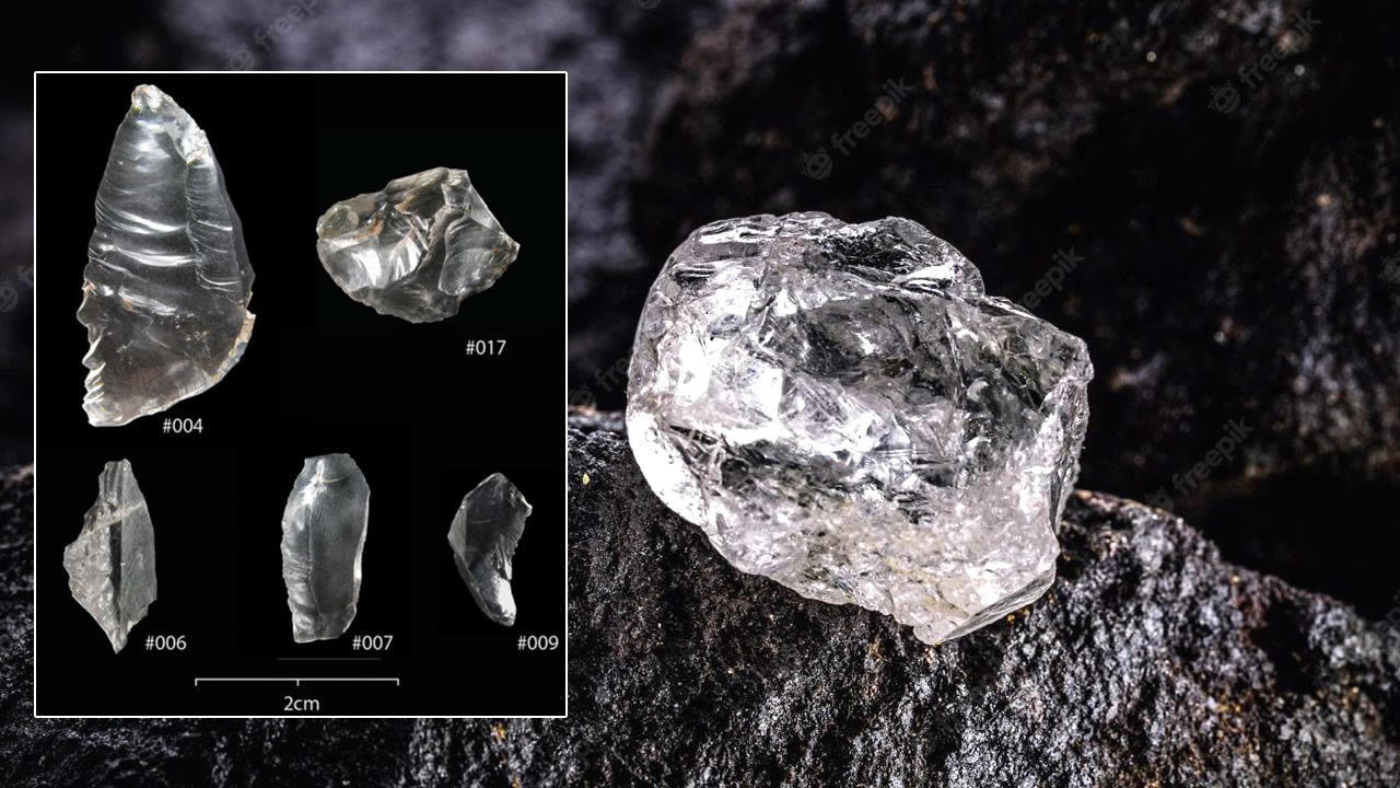 descubren cientos fragmentos cristal brillantes sitio entierro prehistorico portada