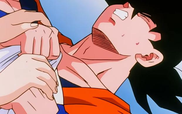 Goku está muy enfermo del corazón (imagen: animación toei)