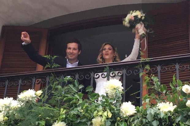 El matrimonio civil de la actriz y el hijo del ex tenista (Foto: Heinz Gildemeister / Instagram)