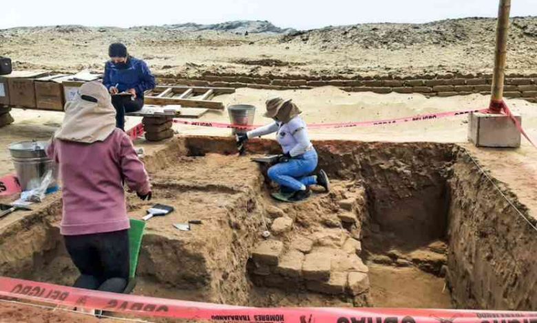 Hallazgo arqueologico en trujillo hallaran dos entierros moche en la