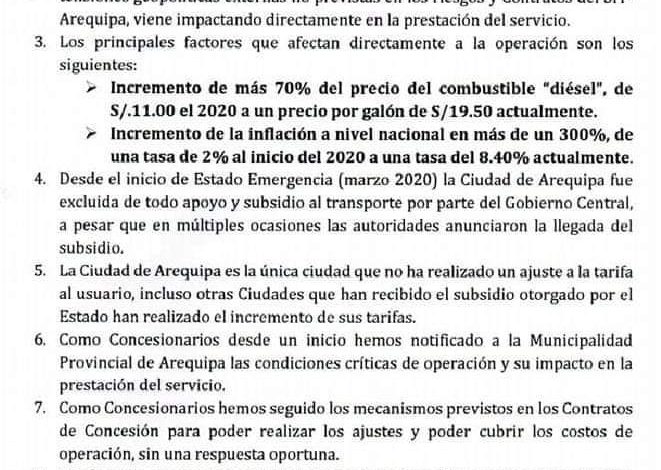 Subdirector de trafico advierte de rescision de contrato a empresas