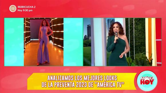 Look de janet barboza en preventa en américa tv