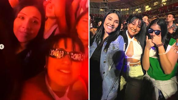 Tula rodríguez en el concierto de bad bunny