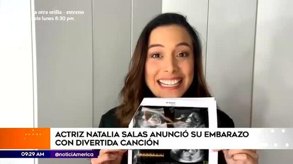 Natalia salas anunció su embarazo con tierno video