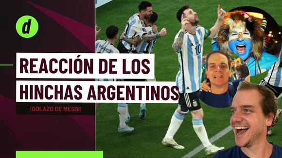 Argentina vs. México: aficionados celebran su primera victoria en qatar 2022