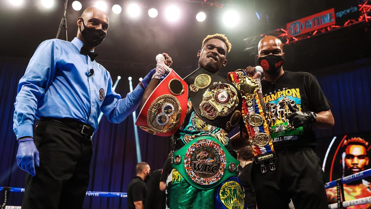 El campeon Jermell Charlo lesionado la pelea de Tim Tszyu