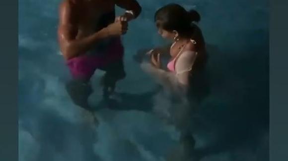 Patricio parodi y su cruel broma sobre flavia laos en la piscina