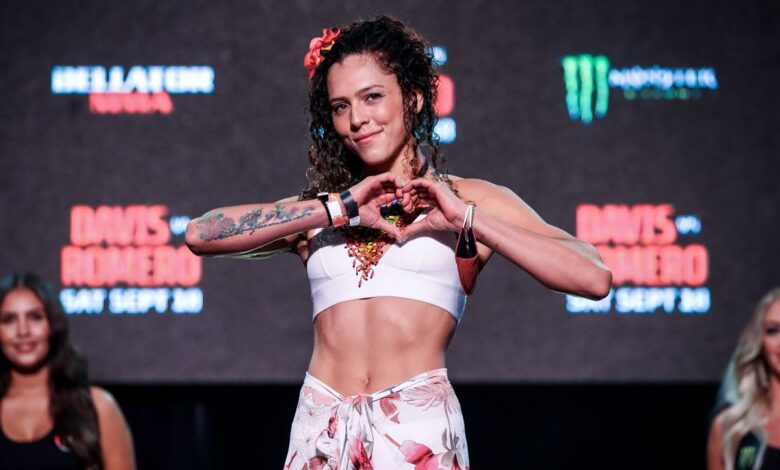 Se agrego alejandra lara contra diana avsaragova a bellator 290