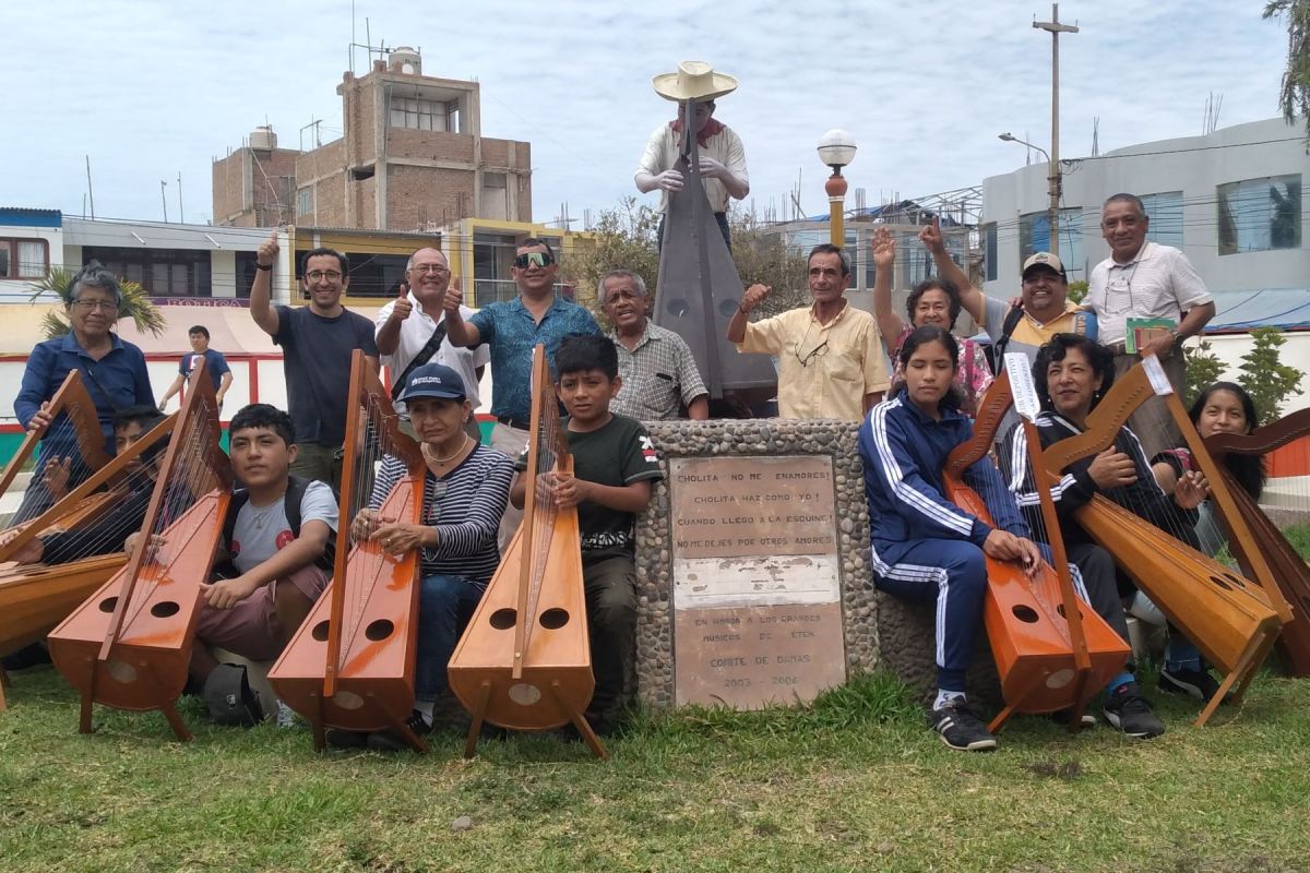 Acordes desde Ciudad Eten a salvar el arpa en la