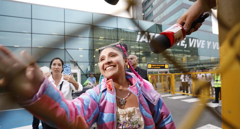 Milena Warthon llego a Peru tras su triunfo en Chile