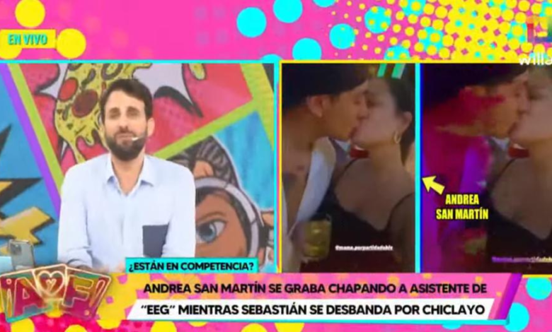 Rodrigo gonzalez a andrea san martin tras beso con nueva