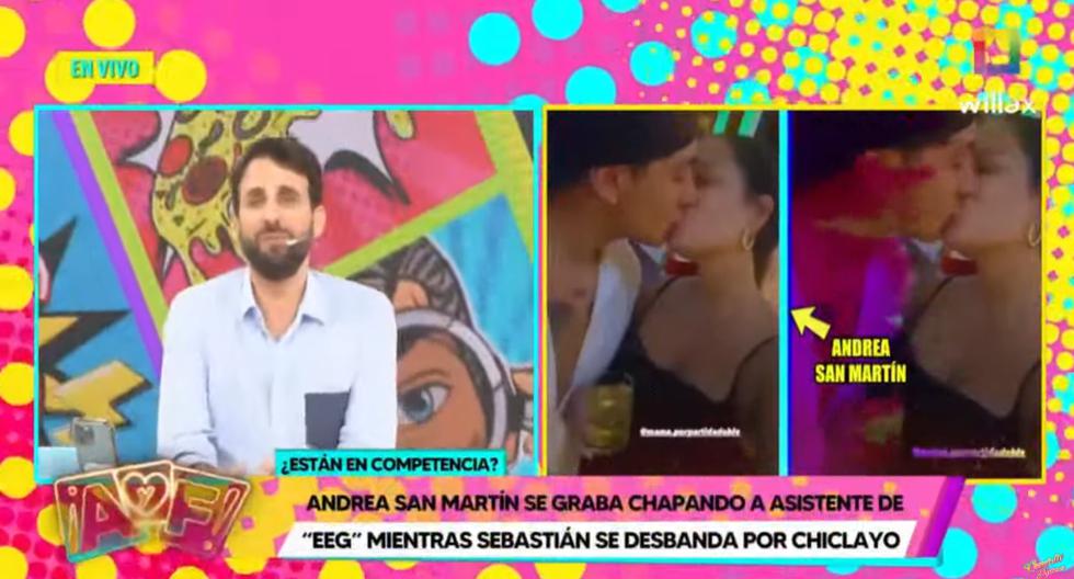 Rodrigo Gonzalez a Andrea San Martin tras beso con nueva