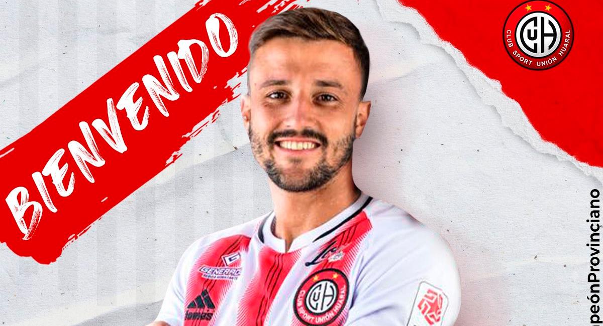 Union Huaral presento a Mathias Lopez como nuevo refuerzo