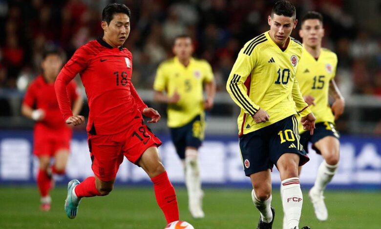 Colombia no saco ventaja en un amistoso contra corea del