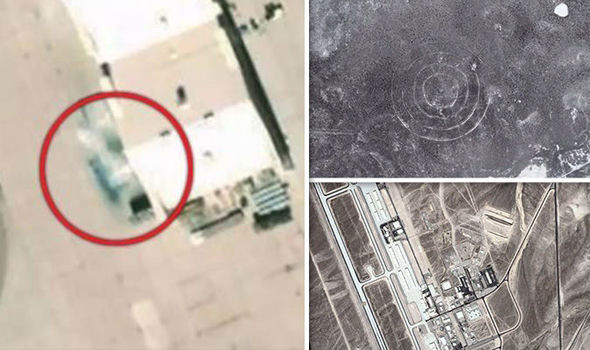 Area 52 DETECTADA Misterioso avion en base secreta de EE